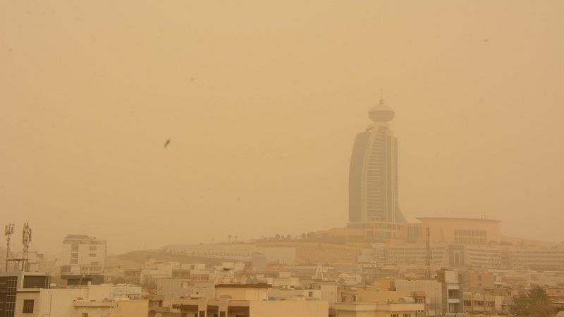 كەشناسى هەرێم: شەپۆلێکى خۆڵبارین هەرێمى کوردستان دەگرێتەوە